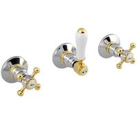 Sapho Antea mitigeur de douche encastrée chrome-doré SET305-102
