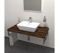 Sapho Avice plan de travail 100x49.5 cm Chêne AV1011