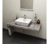 Sapho Avice plan de travail 60x49.5 cm gris AV067