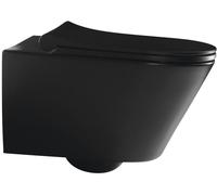 Sapho Avva cuvette de lavage suspendue sans collerette noir 100312-110