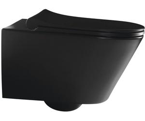 Sapho Avva cuvette de lavage suspendue sans collerette noir 100312-110