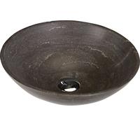 Sapho Blok lavabo 40x40 cm ronde à poser marron/beige mat 2401-02