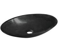 Sapho Blok lavabo 60x35 cm ovale à poser noir mat 2401-40