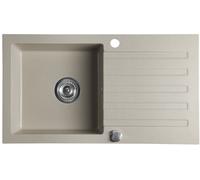 Sapho évier en granit 78x44 cm beige GR7202