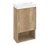 Sapho Latus armoire 30x16.5x53 cm sous-lavabo suspendu chêne LT711-2222