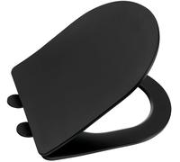 Sapho Paco abattant de wc à descente amortie noir PCS1012B