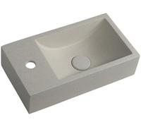 Sapho Small lavabo 40x22 cm rectangulaire classique marron/beige mat AR410