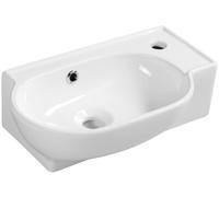 Sapho Small lavabo 45x27.5 cm classique-à poser blanc brillant 3045