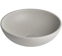 Sapho Turf lavabo 44x44 cm ronde à poser marron/beige mat AR437