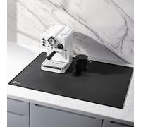 SAPID Tapis en silicone extra large de 81,3 x 61 cm avec bord surélevé, tapis en silicone roulé pour comptoir de cuisine, tapis en silicone résistant à la chaleur avec rebord, tapis de protection