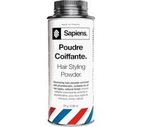 Sapiens Poudre Coiffante Homme 25g - Volume et Texture Instantanés - Effet Naturel Mat - Fabriquée en France - Poudre Texturisante Cheveux Invisible Sans Résidus - Formule Naturelle 100/100 Yuka