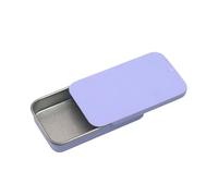 SAPIIKEF 1 Mini boîte rectangulaire Vide en métal, en Fer Blanc, for Bonbons, pilules, bacs, bocaux à charnière(Rose Red)