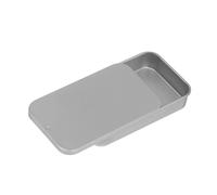 SAPIIKEF 1 Mini boîte rectangulaire Vide en métal, en Fer Blanc, for Bonbons, pilules, bacs, bocaux à charnière(Burgundy)