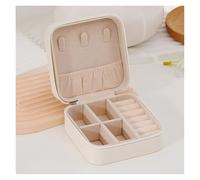SAPIIKEF Boîte à Bijoux de Voyage en PU, Organiseur de Rangement Portable for Boucles d'oreilles, Cadeau, nouveauté 2024(5)