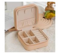 SAPIIKEF Boîte à Bijoux de Voyage en PU, Organiseur de Rangement Portable for Boucles d'oreilles, Cadeau, nouveauté 2024(2)