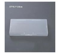 SAPIIKEF Boîte de Rangement carrée en Plastique Transparent for Bijoux, Perles, Outils de pêche, Accessoires, Petits Objets, Articles Divers(Coral Red)