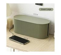 SAPIIKEF Boîte de Rangement de câbles, Grande capacité, for Cartes de Connexion de données, boîte de Rangement for câbles de Bureau, Support de routeur(Green)