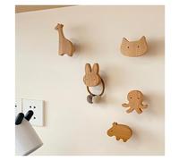 SAPIIKEF Crochets de tiroir en Bois, décoration de Chambre, Crochet Animal, Porte-clés Mural, Crochet for Manteau, Garde-Robe, Mignon Crochet en Bois, Accessoires de Cuisine(Star)