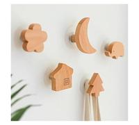 SAPIIKEF Crochets de tiroir en Bois, décoration de Chambre, Crochet Animal, Porte-clés Mural, Crochet for Manteau, Garde-Robe, Mignon Crochet en Bois, Accessoires de Cuisine(Cloud)