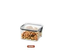 SAPIIKEF Ensemble de bocaux empilables et hermétiques en Plastique de 460 à 1800 ML, contenants de Rangement for multigrains, Fruits secs, thé(460ml x1)
