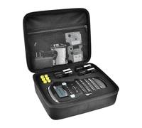SAPIIKEF Étui Compatible avec l'étiqueteuse Portable DYMO LabelManager 160/280, Organiseur de Rangement for Adaptateur Secteur(Black)