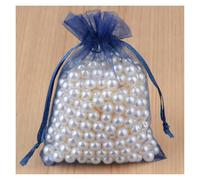 SAPIIKEF Lot de 100 sachets d'emballage for Bijoux, 24 Couleurs, 5 x 7, 7 x 9, 9 x 12, 10 x 15 cm, en Organza, for Cadeaux, Mariage, Pochettes à Cordon, Vente en Gros(18 Montana,9x12cm)