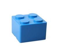 SAPIIKEF Nouvelle boîte de Rangement créative en Plastique avec Formes de Blocs de Construction, Gain de Place, Fournitures de Bureau Pratiques superposées(S Blue)