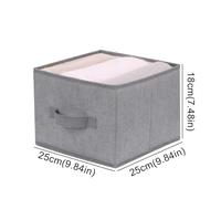 SAPIIKEF Sac de Rangement Suspendu for Garde-Robe, tiroir intercalaire, Organisateur de vêtements, étagères de Rangement Pliables, Organisateur de Placard(Gray Drawer)