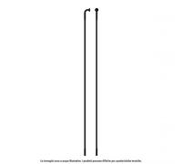 Sapim, D-Light INOX J-Bend, Rayons, Noir, 260Mm, Unisexe-Adulte