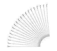 Sapim Rayons CX-Ray J-Bend + Écrous - 20 pièces gris 282 mm