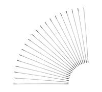 Sapim Rayons CX-Ray Straightpull + Écrous - 20 pièces gris 298 mm