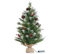 Britesta Sapin artificiel 60 cm avec guirlande 30 LED intégrée