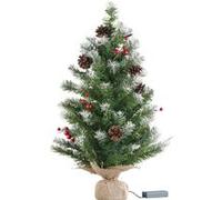 Britesta Sapin artificiel 60 cm avec guirlande 30 LED intégrée