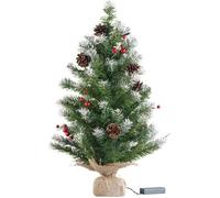 Britesta Sapin artificiel 60 cm avec guirlande 30 LED intégrée