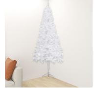 Sapin artificiel d'angle - Blanc - 240 x 85 cm