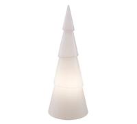 Sapin brillant 8 Seasons Design - rond, Plastique, Weiß, E27 9W