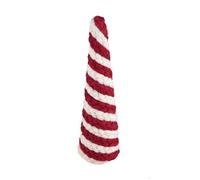 Sapin cône - PTIT CLOWN - Blanc et Rouge - 50 cm - Décoration de Noël - Intérieur