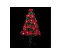 Sapin de Noël 120 cm décoré et lumineux Riga