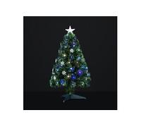Sapin de Noël 120 cm vert lumineux Vilnius Multicolore G