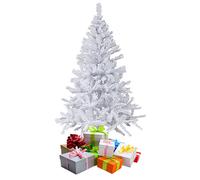 Sapin de Noël 180 cm sapin artificiel sapin de Noël blanc avec support