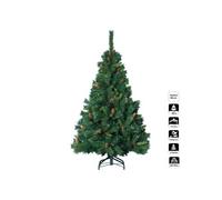 Sapin de Noël 180 cm vert Majestic pommes de pin