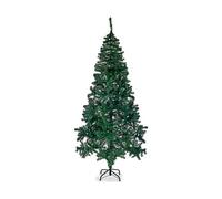 Sapin de Noël 210 cm Vert Métal Plastique