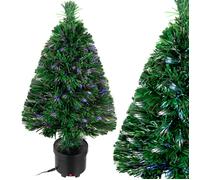 Sapin de Noël 64,5 cm Arbre Artificiel 9 Effets lumière Décoration Maison fêtes