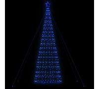 Sapin de Noël à LED 200 LED blanc froid 182 cm cascade arbre jardin vidaXL