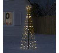 Sapin de Noël à LED avec piquets 220 LED colorées 180 cm arbre jardin vidaXL