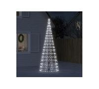 vidaXL Sapin de Noël à LED 358113 – 550 LED blanc 300 cm