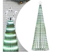 Sapin de Noël à LED - vidaXL - 475 LED - Blanc froid - 100x247 cm - 8 effets lumineux - Intérieur et extérieur