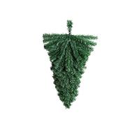 Sapin de Noël à Monter Soi-même à l'envers de 45 Cm, Décoration Murale D'intérieur en PVC Vert, Pin Artificiel Suspendu pour Décoration de Noël de Vacances (Vert)