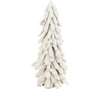 Sapin de Noël à Poser "Bois Flotté" 70cm Blanc G