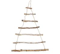 Sapin de Noël à Suspendre avec Branches Style Bouleau Enneigées